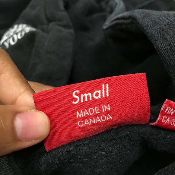 SUPREME World Is‎ Yours Hooded Sweatshirt Logo Embroidered Small - Picture 11 of 12